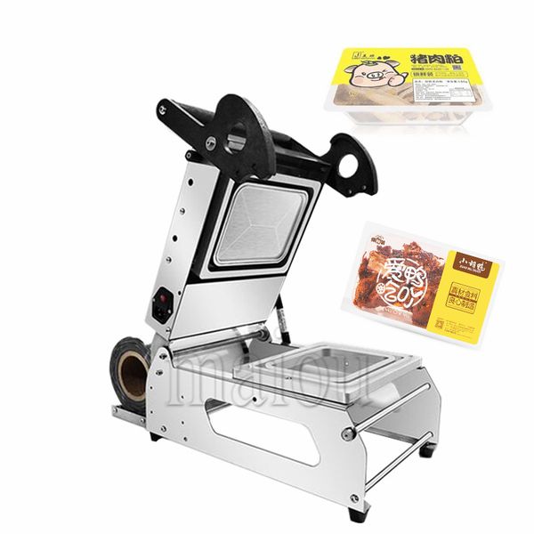 Tray Sealer Lunch Box Packaging Machine Plastic Food Container Sealing Meal Packing Machine 220v Equipment Machine