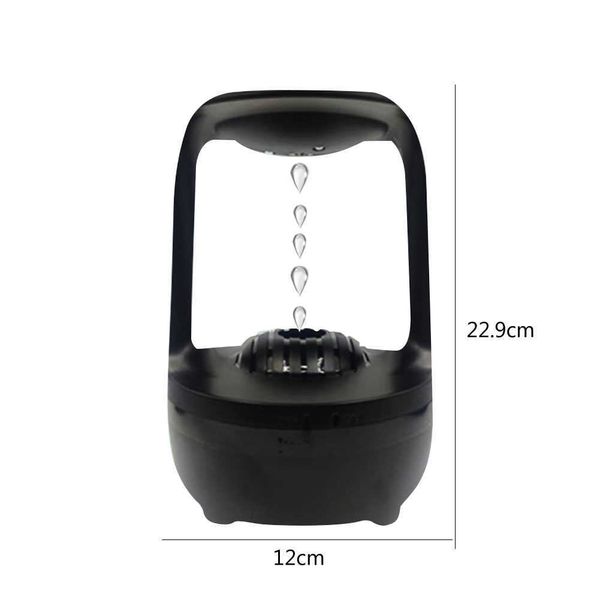 Humidifiers Humidifiers Air Humidifier Ultrasonic Mist Droplet Backflow Anti Gravity Levitating Water Drop Quiet Air Diffuser For Bedroom Ho