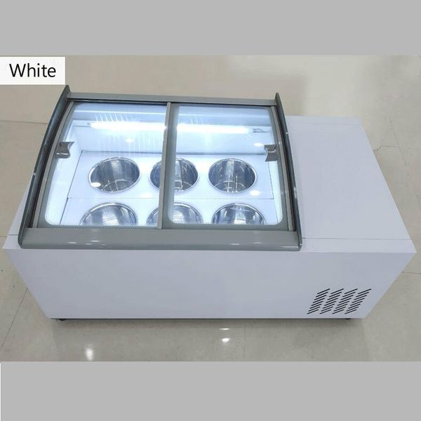 110V 220V ice cream display cabinet commercial freezer for cold drinks shop store supermarket ice cream display cabinet
