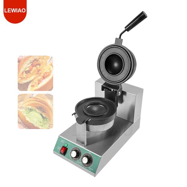 110V 220V Electric Ice Cream Waffles UFO Burger Maker Hamburg Gelato Panini Press Machine Sandwich Press Maker