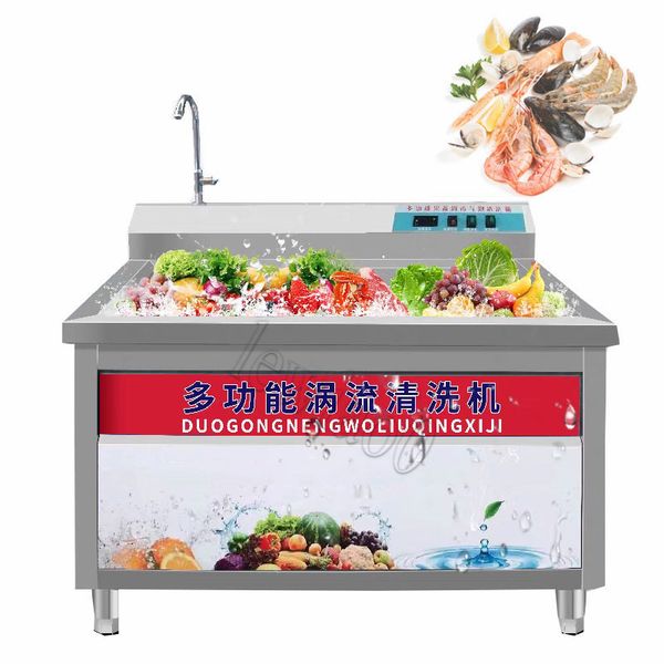 Vortex Bubbles Fruit/ Vegetable Washer Washing Machine For Restaurant