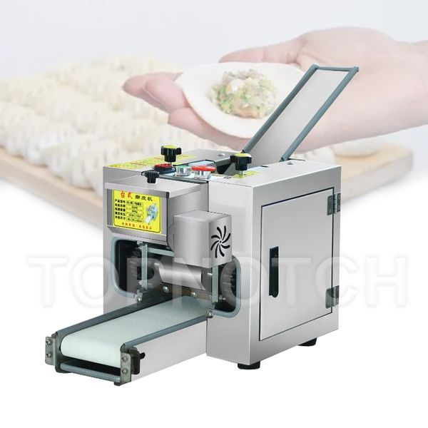 220/110v Small Automatic Dumpling Gyoza Dough Wrapper Machine Empanada Skin Making Maker
