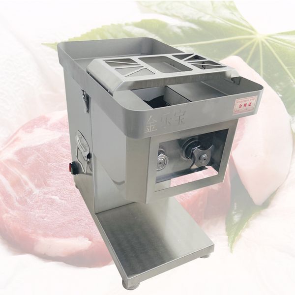 1500W Desktop Stainless Steel Meat Slicer For Fresh Meat Slicing Shredding Dicing Electric Meat Cutting Machine